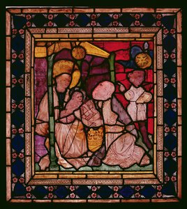 De Aanbidding der Wijzen, 1430-40 door Polish School