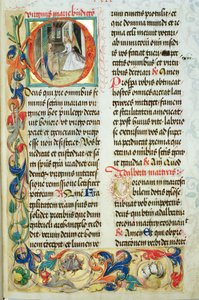 De Annunciatie uit het Pontificale van Bisschop Erasmus Ciolek, c.1510 door Polish School
