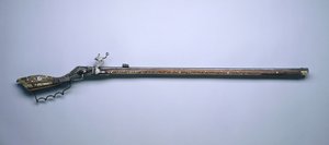 Tschinki, wielslot jachtgeweer, ca. 1630-50 door Polish School