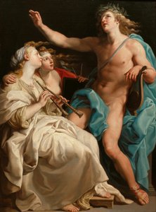 Apollo en twee Muzen