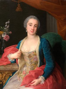 Portret van hertogin Sforza Cesarini, 1768 door Pompeo Batoni