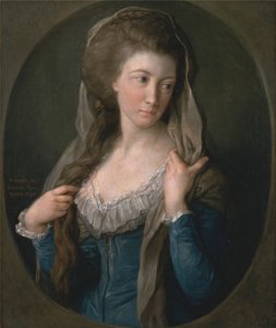 Portret van een Vrouw, traditioneel geïdentificeerd als Margaret Stuart, Lady Hippisley door Pompeo Batoni