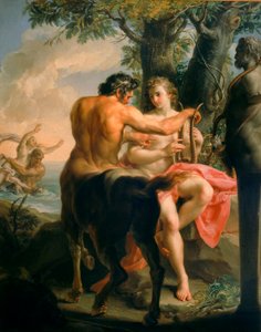 Achilles en de Centaur Chiron door Pompeo Girolamo Batoni