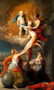 Allegorie voor de dood van Ferdinand IV