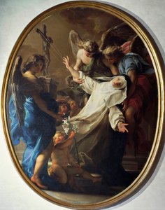 Extase van Sint-Catharina van Siena door Pompeo Girolamo Batoni