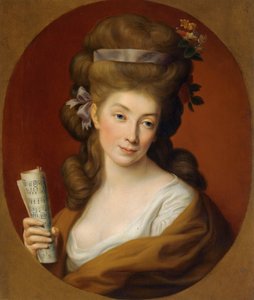 Portret van prinses Izabela Elzbieta Potocka, geboren Lubomirska (1736-1816) door Pompeo Girolamo Batoni