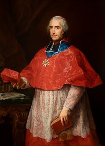 Portret van Kardinaal Jean-François Joseph de Rochechouart