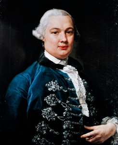 Portret van James Bruce (Kinnaird) door Pompeo Girolamo Batoni