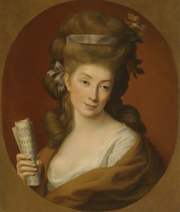 Portret van Prinses Izabela Elzbieta Potocka, geboren Lubomirska 1736-1816 door Pompeo Girolamo Batoni