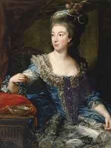 Portret van de Gravin Maria Benedetta di San Martino door Pompeo Girolamo Batoni