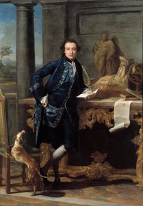 Portret van de Engelse intellectueel Charles John Crowles (1738-1811) door Pompeo Girolamo Batoni