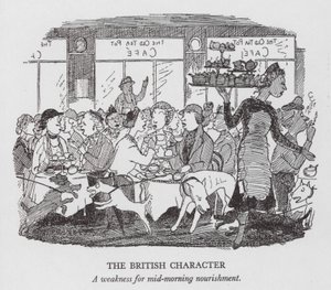 Het Britse Karakter, Een zwakte voor mid-ochtend voeding door Pont (1908 40)