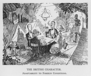 Het Britse karakter, aanpassingsvermogen aan buitenlandse omstandigheden