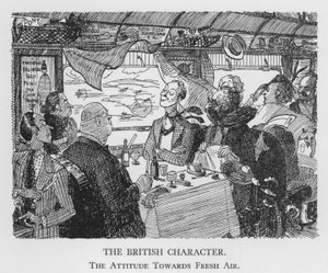 Het Britse Karakter, Houding ten opzichte van Frisse Lucht