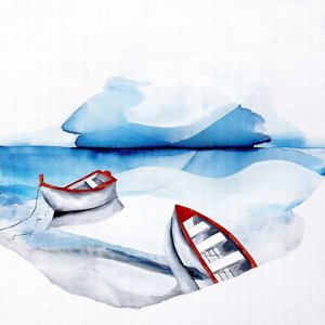 Rode boten, Blauw meer