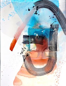 Levendige abstracte stroming