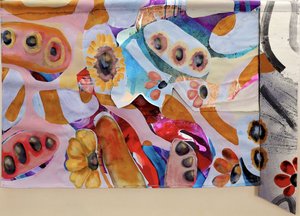 Levendige abstracte bloemen door Poonam Choudhary