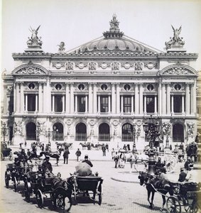 Het Opera House, Parijs, 14 mei 1893 door Portuguese Photographer