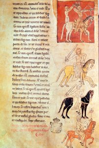 De Vier Ruiters van de Apocalyps, uit de Apocalyps van St. Jean de Lorvao
