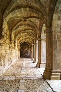 Uitzicht op de kloosters, Klooster van Santa Maria de Salzedas, Tarouca, Portugal