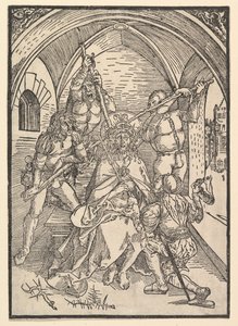 Christus gekroond met doornen, ca. 1500 door Possibly Albrecht Dürer