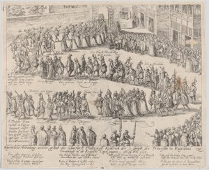 Huwelijksstoet voor het huwelijk van Elizabeth Stuart, dochter van James I, 1613 of later