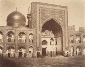 [Hoofdingang van Imam Riza, Mashhad, Iran], 1850s door Possibly by Luigi Pesce.