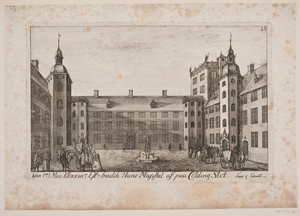 Frederik V op Koldinghus door Poul Isac Grønvold