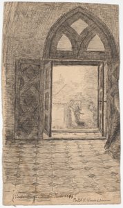 Het wapenhuis in Karise Kerk door Poul S. Christiansen