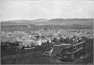 Kendal, vanaf het kasteel, ca. 1896
