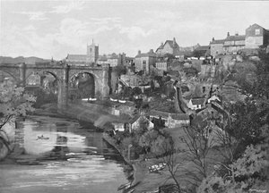 Knaresborough, vanaf het kasteel, ca. 1896