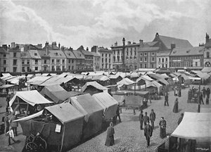 Marktplaats, Northampton, ca. 1896