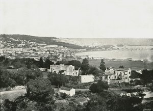 Uitzicht vanaf de Mustafa, Algiers, Algerije, 1895