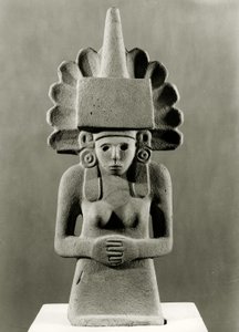 Centeocihuatl, godin van maïs, Huasteeks, ca. 1000-1250 door Pre Columbian
