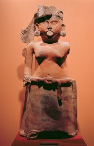 Godin van de Vruchtbaarheid, Huasteeks (aardewerk)