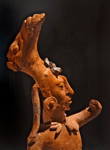 Detail van een balspeler, Jaina Cultuur