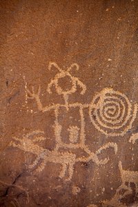 Petrogliefen, Chaco Culture National Historical Park, 2014 (foto)