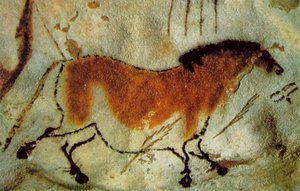 Een paard, c.15.000-10.000 v.Chr.