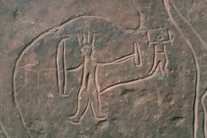 Menselijke figuur (rots schildering)