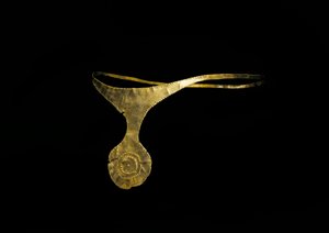 Prehistorische kunst, Bronstijd. Cultuur van El Argar. Diadeem van Caravaca of Cehegin in goud