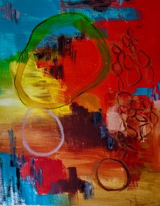 Levendige abstracte vormen