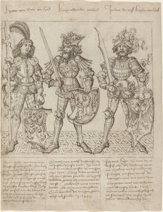 Hector van Troje, Alexander de Grote en Julius Caesar
