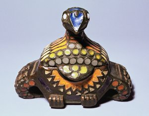Duivenkast uit de Talashkino werkplaatsen, ca. 1908 door Princess Maria Tenisheva