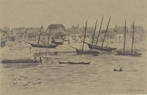 Vissersplaatsje St. Ives door Prosper Alphonse Isaac