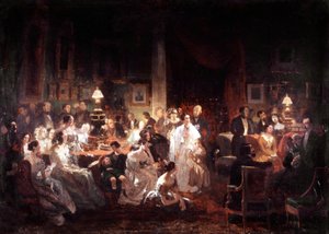 Ontdekking van de daguerreotypie door Prosper Lafaye or Lafait