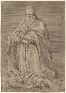 Paus Sixtus V door Prospero Bresciano, after Giuseppe Cesari