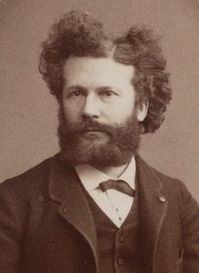 Portret van Camille Flammarion 1842-1925, 1884 door Prudent René Patrice Dagron