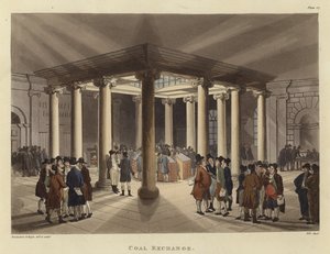 Kolenbeurs door Pugin and Rowlandson