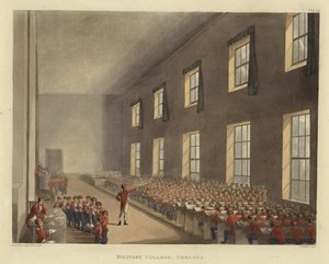 Militaire Academie door Pugin and Rowlandson