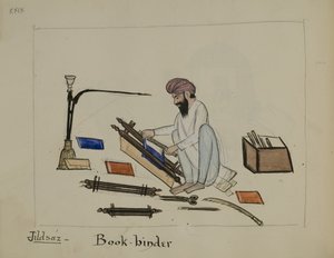 Een boekbinder
